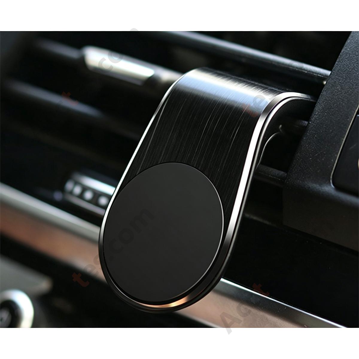 Black Magnetic Air Vent Back Clip Car Phone Mount