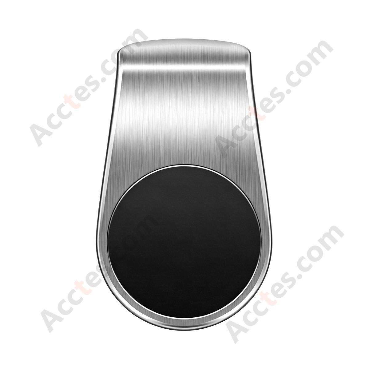 Silver Magnetic Air Vent Back Clip Car Phone Mount