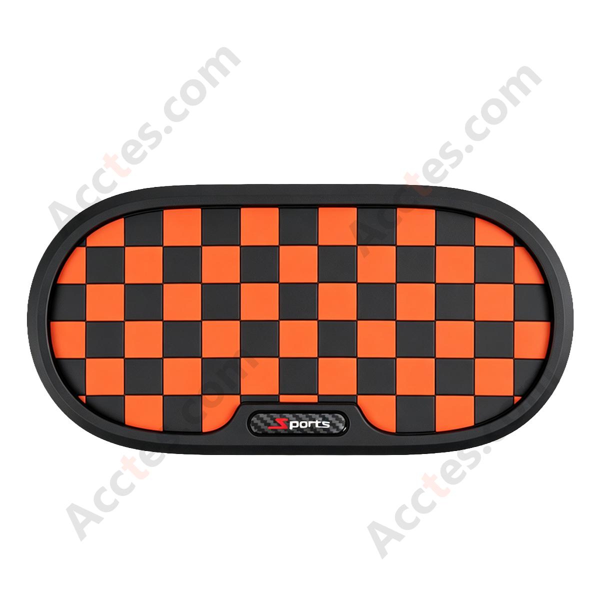 Black Orange Multi-Function Car Anti-Slip Storage Pad