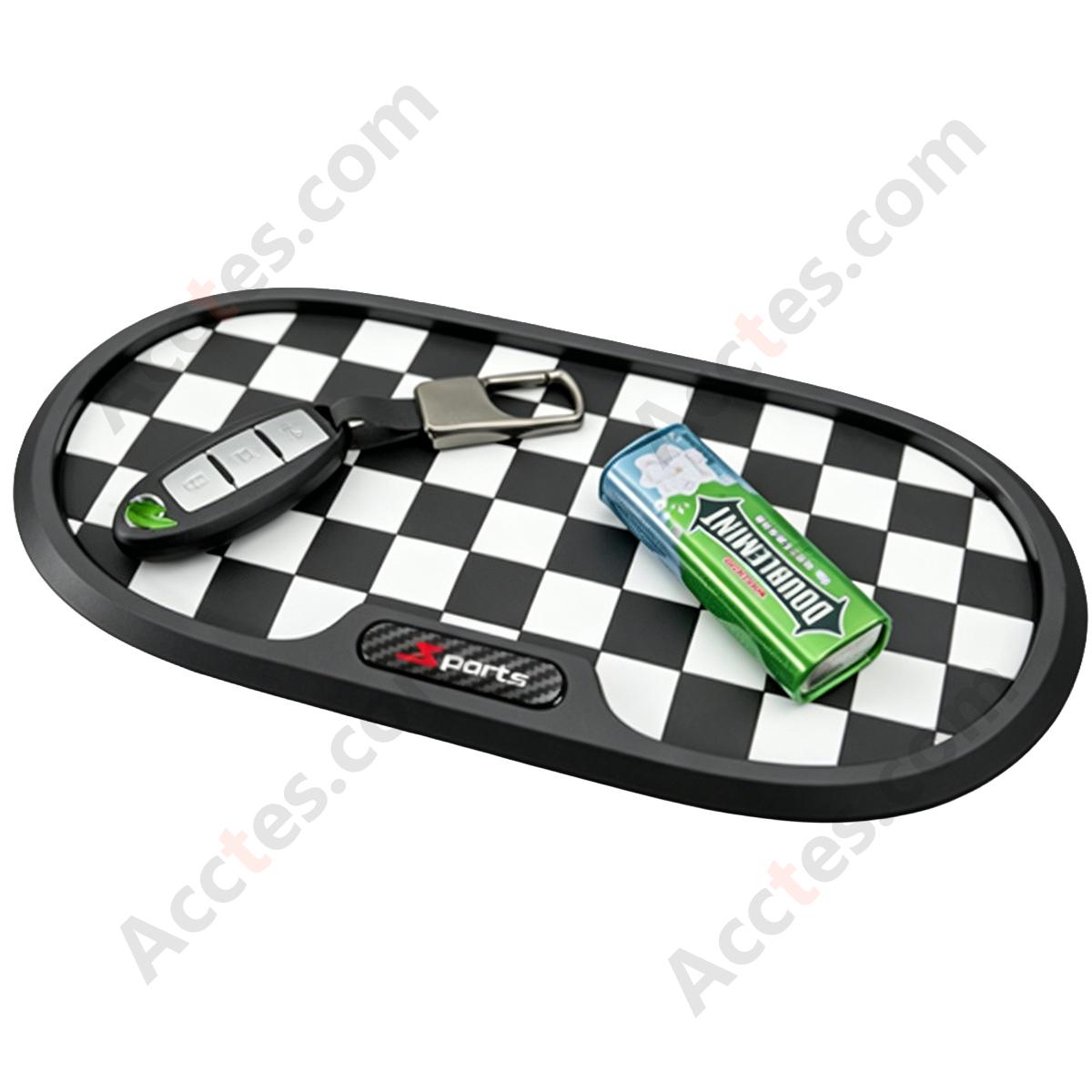 Black White Multi-Function Car Anti-Slip Storage Pad