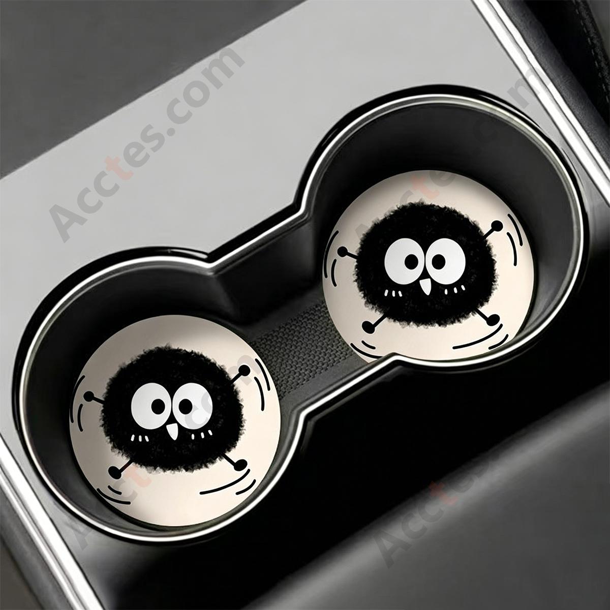 7cm A+B Universal Car Cup Coaster Anti-Slip Pad
