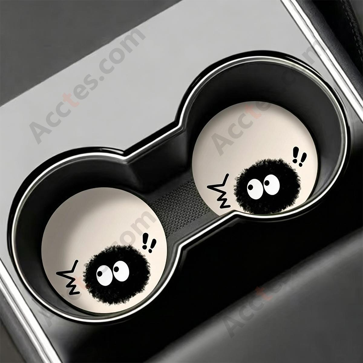 7cm A+B Universal Car Cup Coaster Anti-Slip Pad