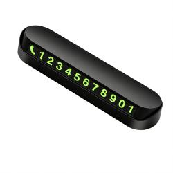 Luminous Car Temporary Parking Number Plate Ornament