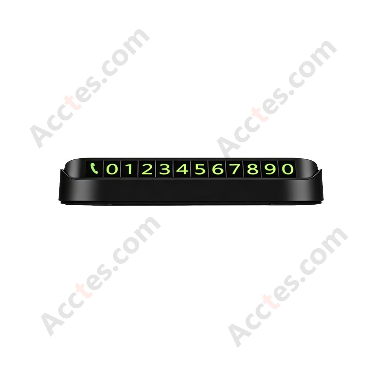 Luminous Car Temporary Parking Number Plate Ornament