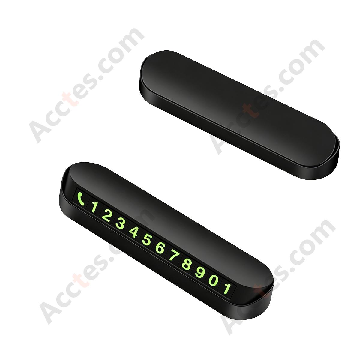 Luminous Car Temporary Parking Number Plate Ornament