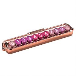 Sakura Pink Blue Glow-in-Dark Car Parking Number Plate Ornament