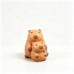 Cartoon Capybara Special Posture Car Dashboard Figurine