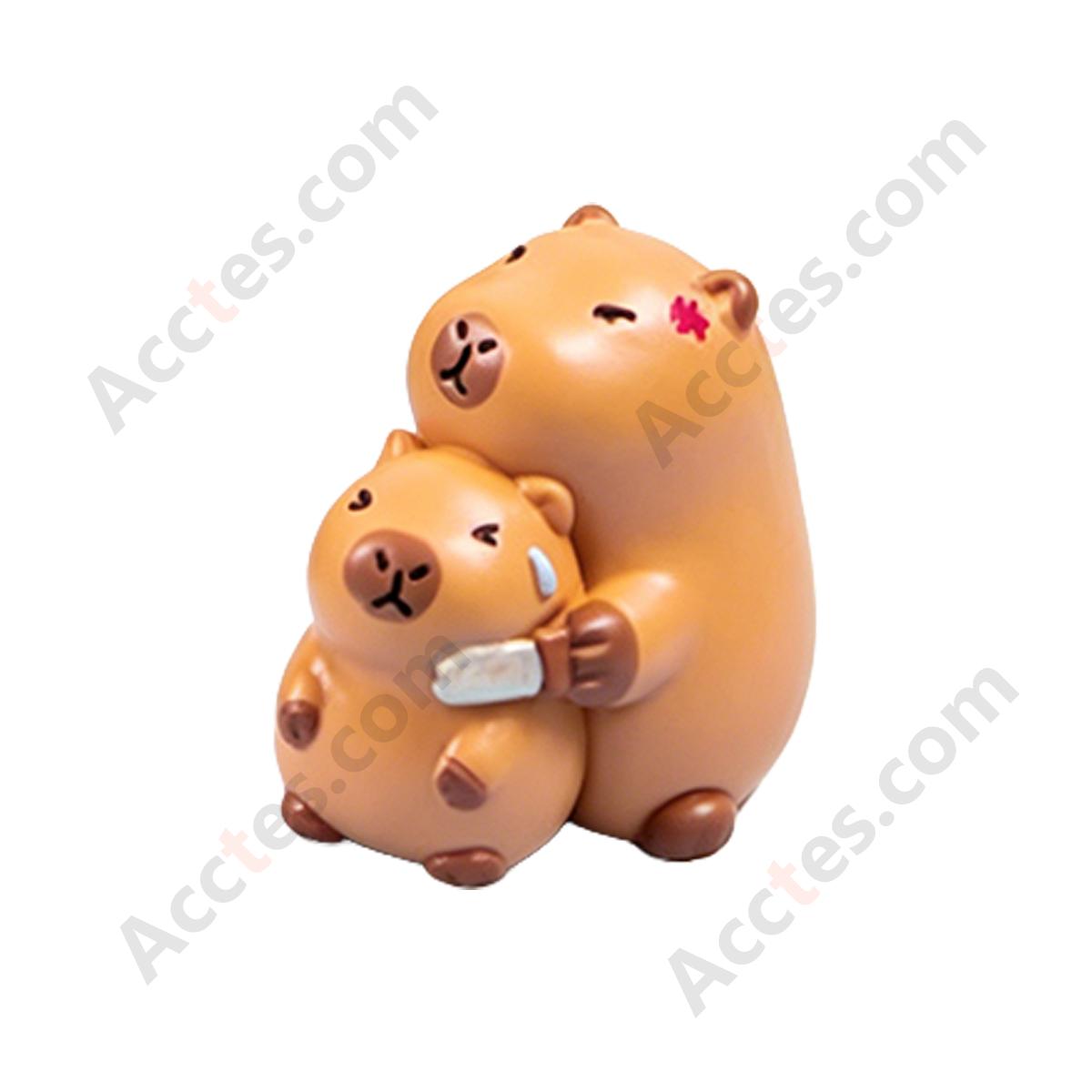 Cartoon Capybara Special Posture Car Dashboard Figurine