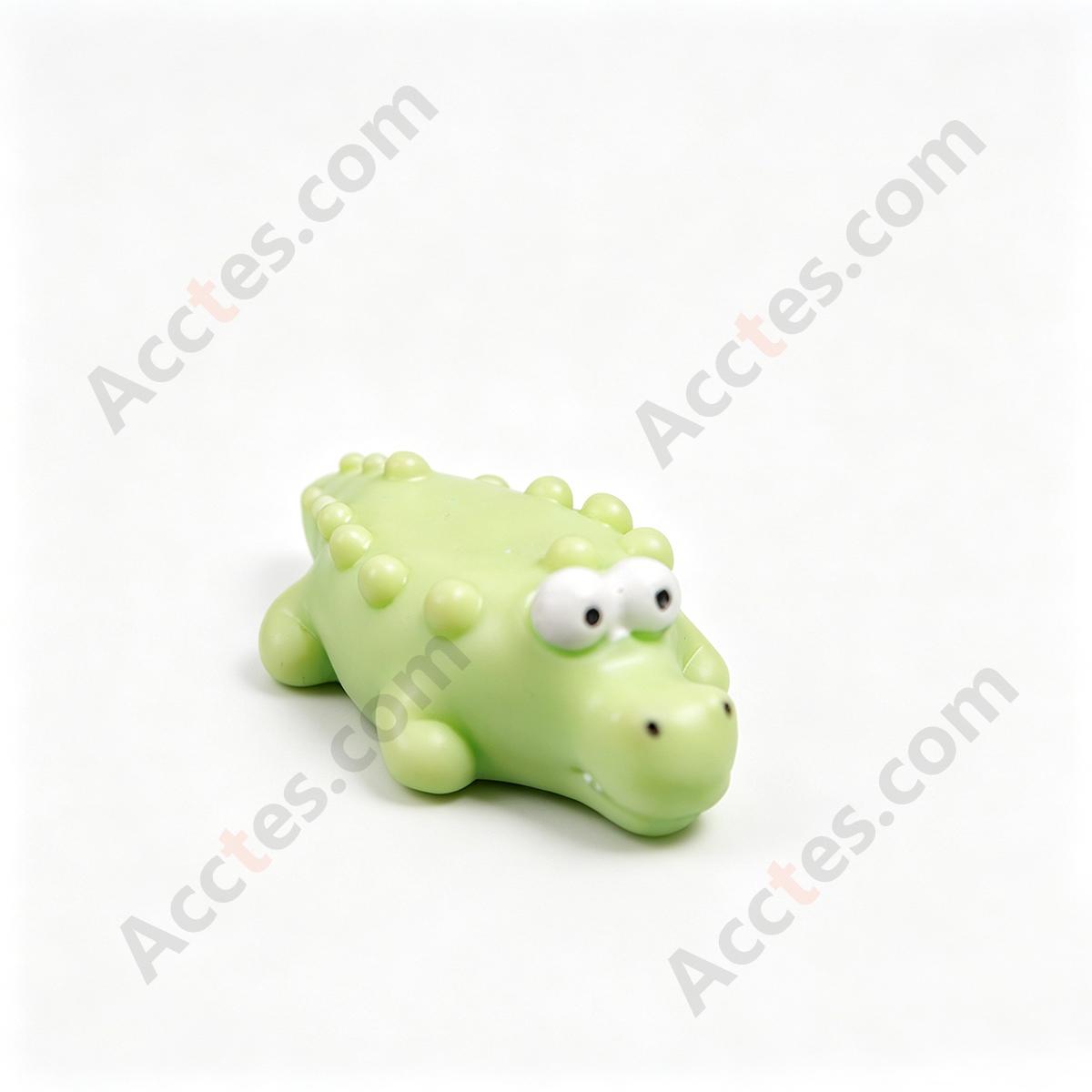 Cartoon Capybara With Crocodile Mini Figurine Set Car Dashboard Ornament