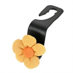 Flower Decor Hidden Multi-Function Car Seat Back Hook