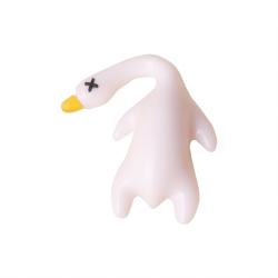 Small Size Color Changing Cartoon Duck Car Hanging Ornament with Lanyard & PP Bag