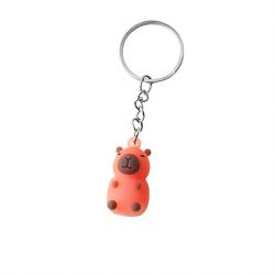 Color Changing Cartoon Rodent Animal Single Loop Keychain Pendant