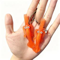 Large Color Changing Squid Shape Car Hanging Ornament with Lanyard & PP Bag