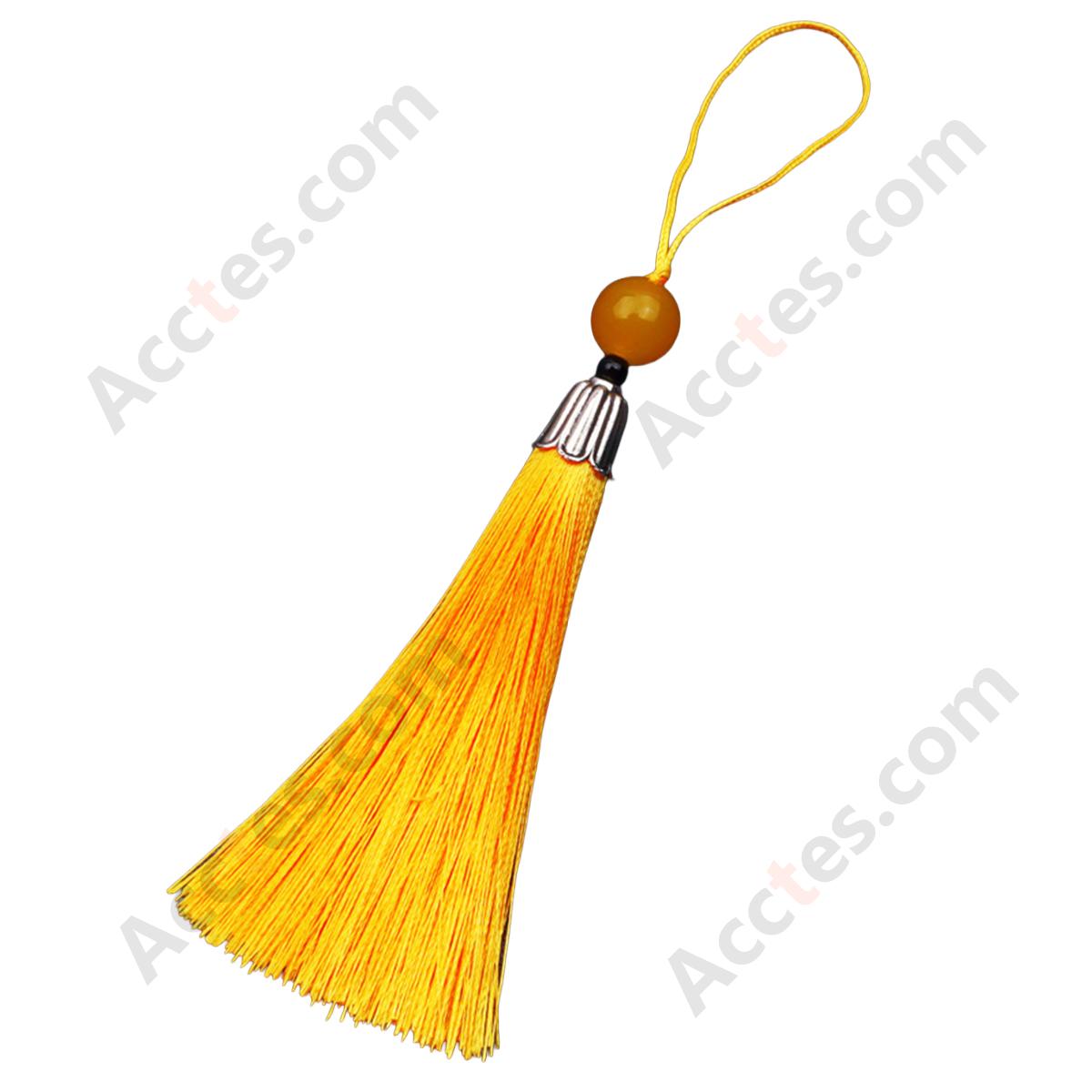 Chinese Knot Tassel with Silver Metal Cap Top