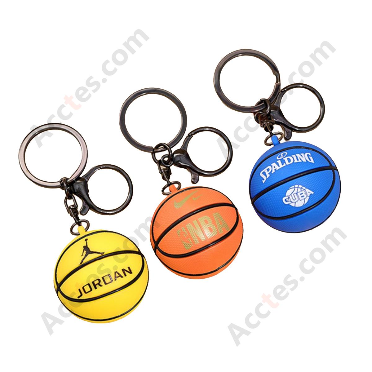 Simulated Large Basketball Car Keychain Hanging Ornament