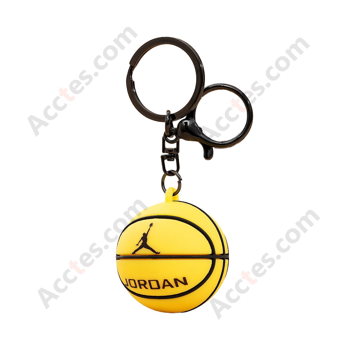 Simulated Large Basketball Car Keychain Hanging Ornament
