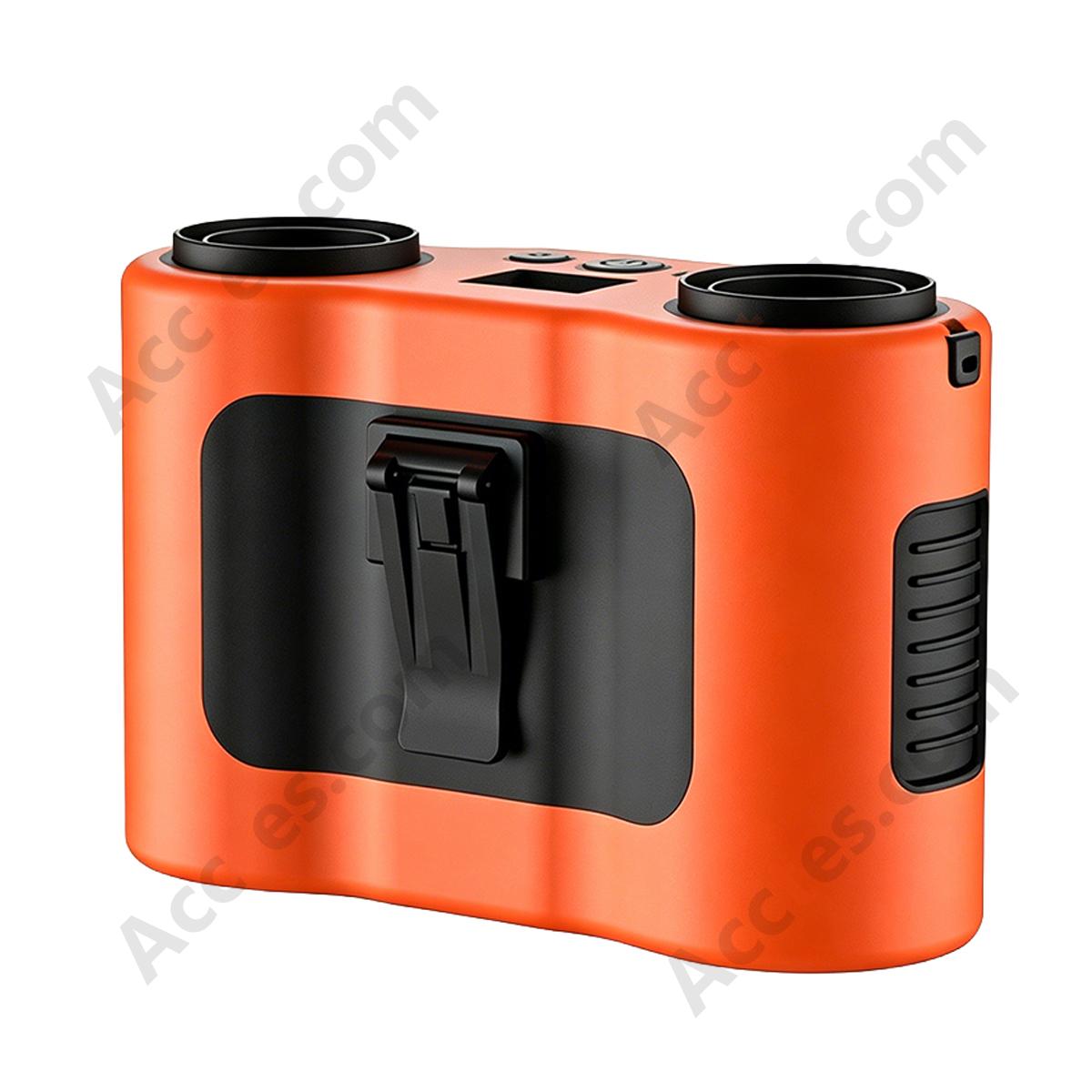Type-C & USB Dual Port Waist Clip Portable Fan, 20000mAh Battery