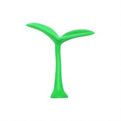 3D Car Roof Decor Ornament, Mini Sapling Grass Exterior Decal Sticker