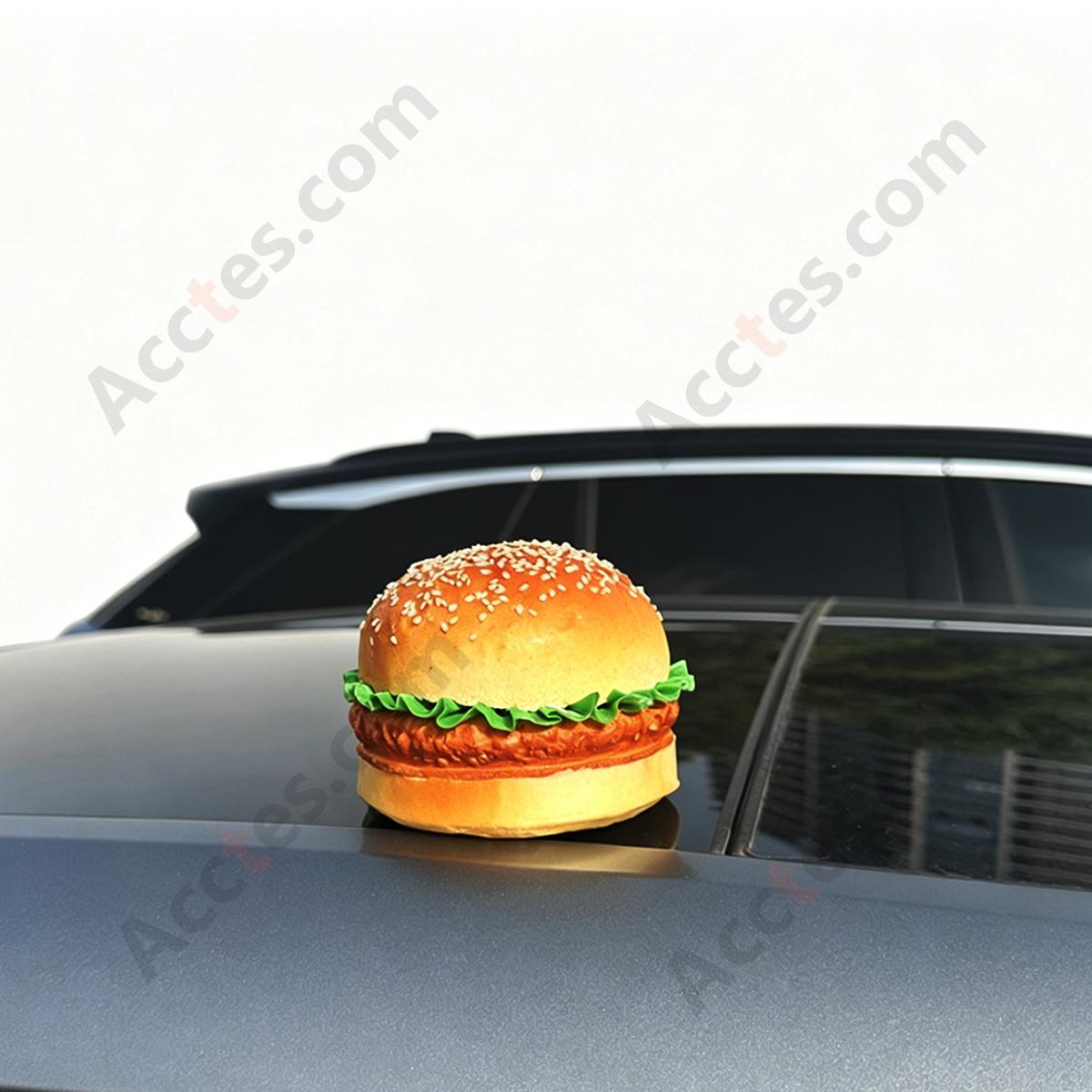 Simulation Burger Car Interior & Exterior Roof Decoration Ornament