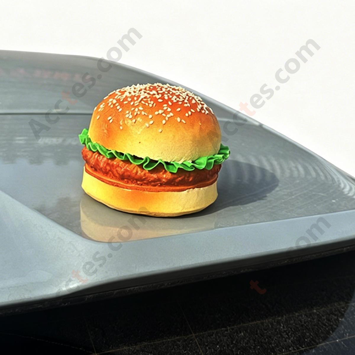 Simulation Burger Car Interior & Exterior Roof Decoration Ornament