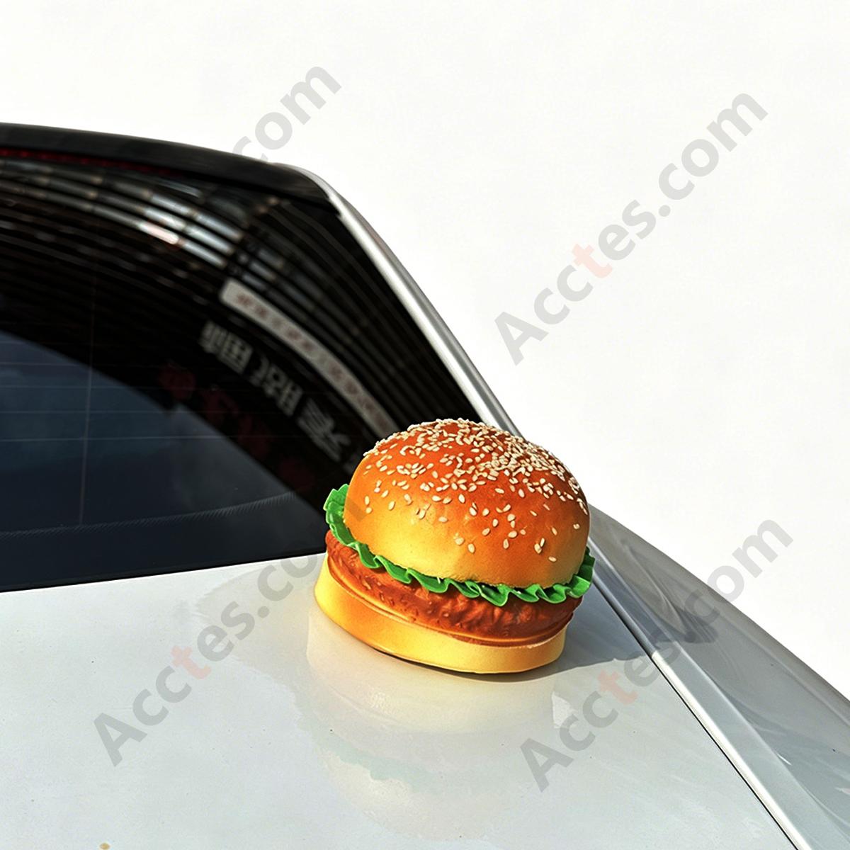 Simulation Burger Car Interior & Exterior Roof Decoration Ornament