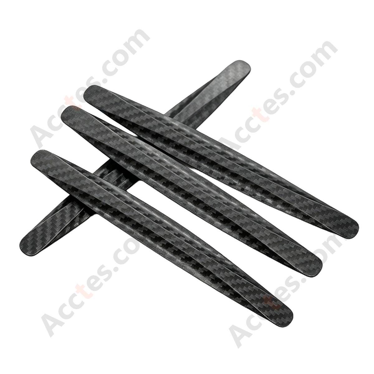 Carbon Fiber Pattern Anti-Scratch Car Door Edge & Bumper Guard Strip