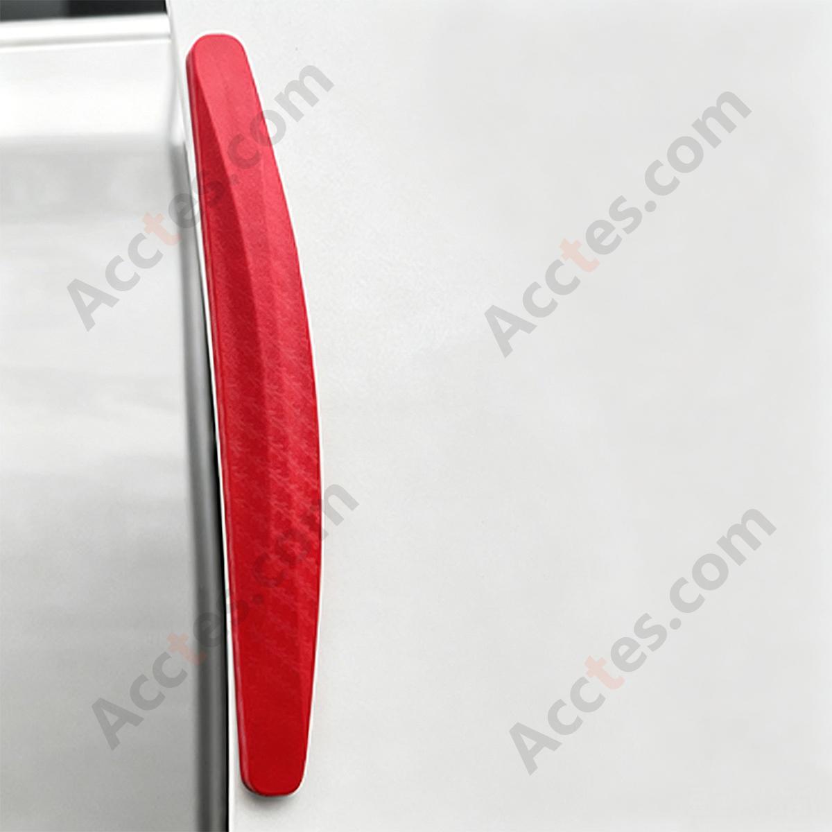 Carbon Fiber Pattern Anti-Scratch Car Door Edge & Bumper Guard Strip