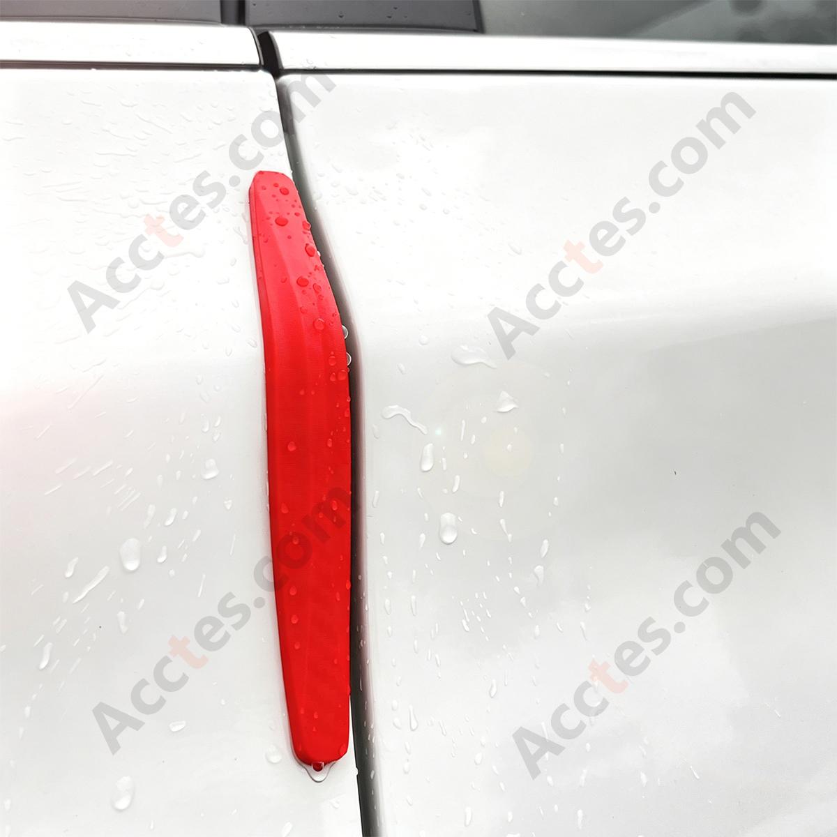 Carbon Fiber Pattern Anti-Scratch Car Door Edge & Bumper Guard Strip