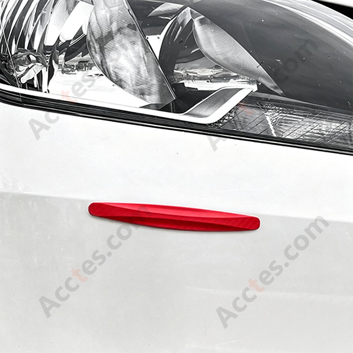 Carbon Fiber Pattern Anti-Scratch Car Door Edge & Bumper Guard Strip
