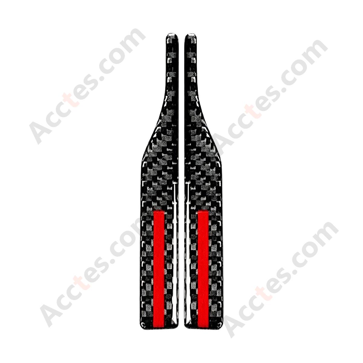 Universal Carbon Fiber Anti-Collision Anti-Scratch Rearview Mirror Protective Sticker