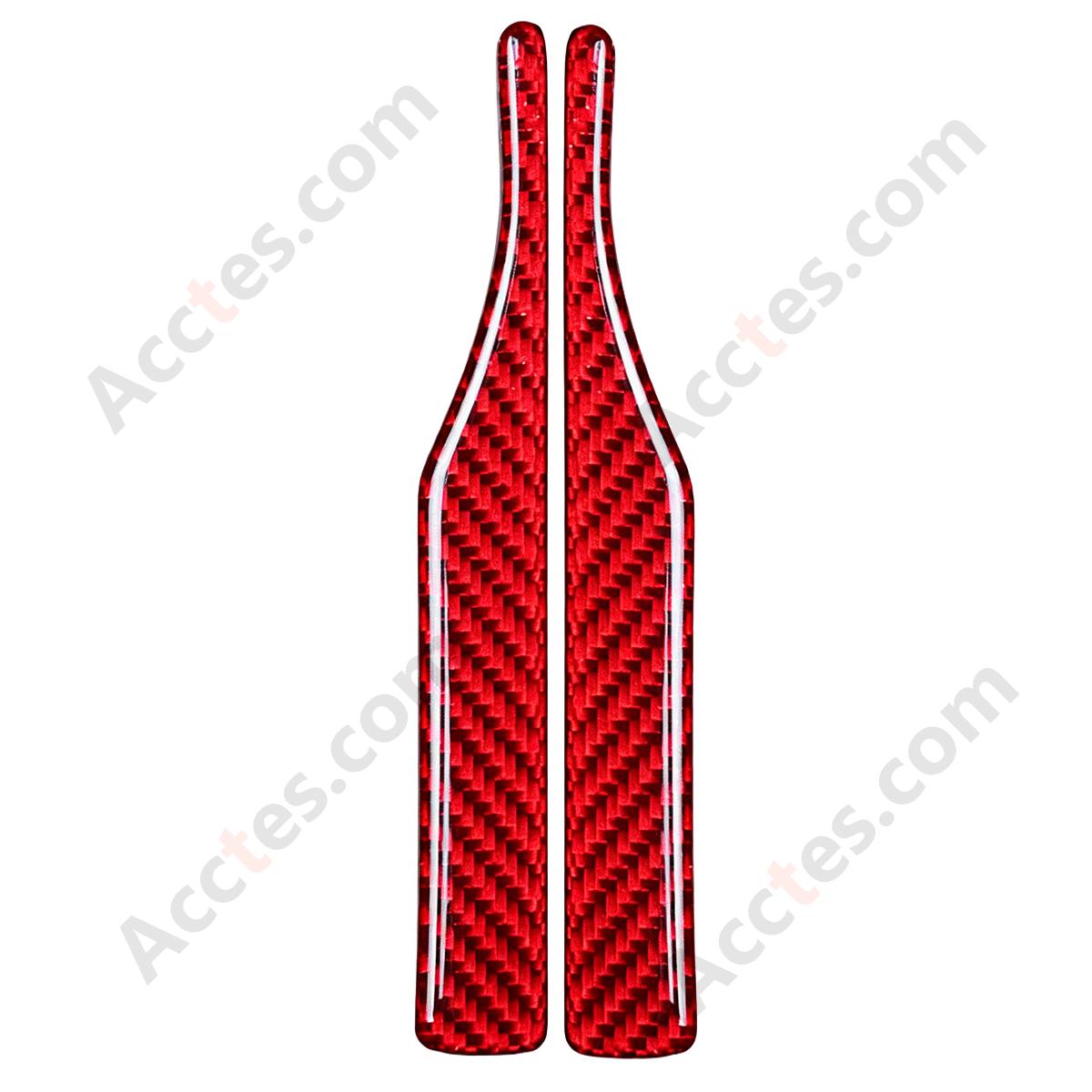 Universal Carbon Fiber Anti-Collision Anti-Scratch Rearview Mirror Protective Sticker