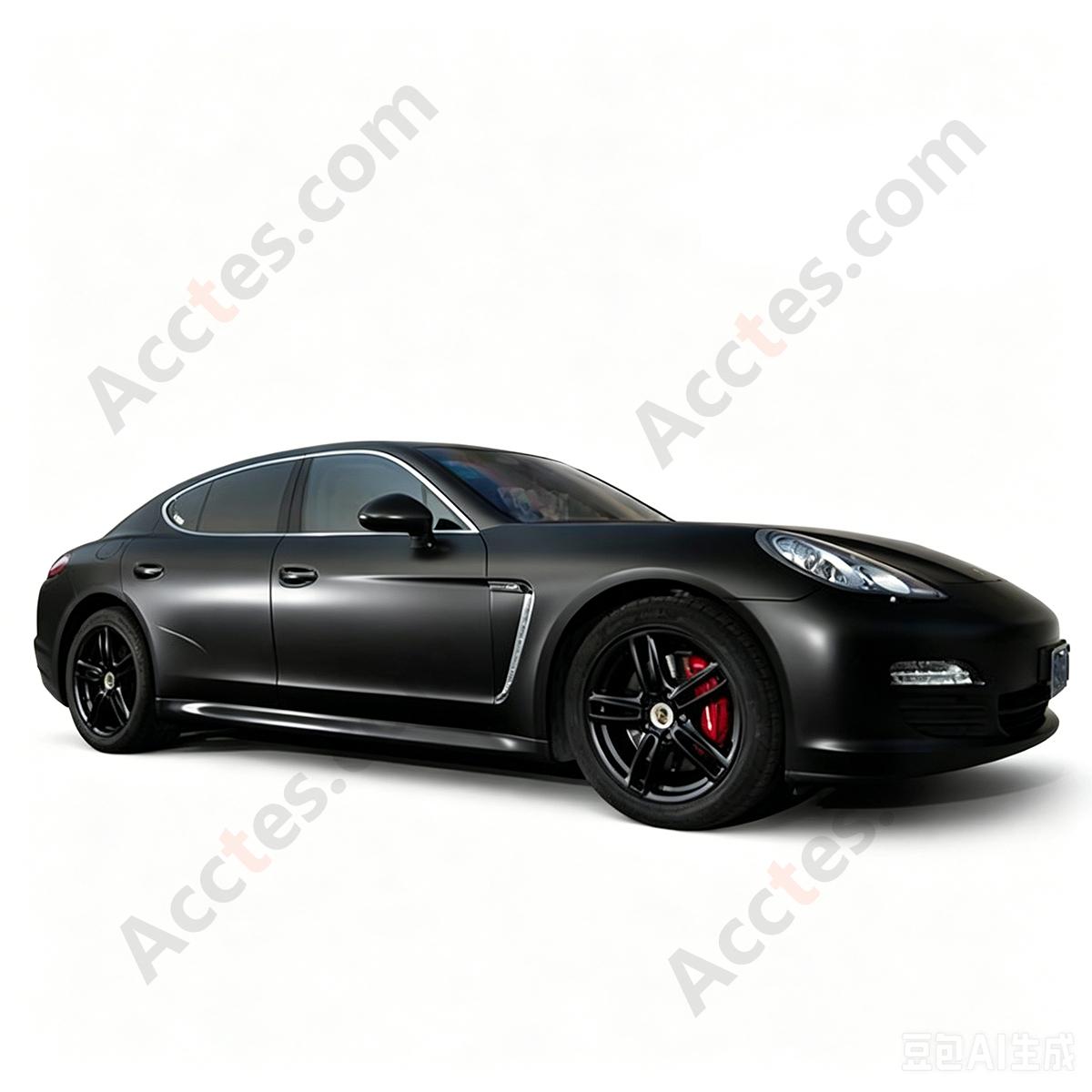 Matte Black Carbon Fiber Vinyl Wrap, 30*100cm