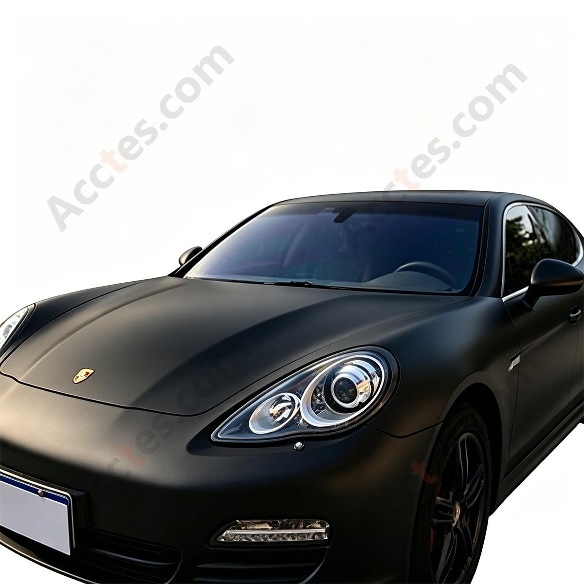 Matte Black Carbon Fiber Vinyl Wrap, 30*100cm