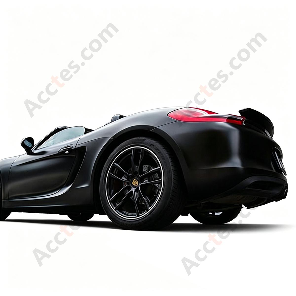 Matte Black Carbon Fiber Vinyl Wrap, 30*100cm