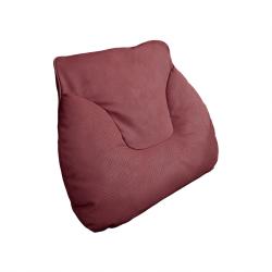 Bull Head Yacht Velvet Car Lumbar Support Pillow, Volcano Red