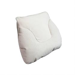Bull Head Yacht Velvet Car Lumbar Support Pillow, Beige
