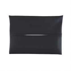 Cream Skin-Feel Car Tissue Pouch, Night Black