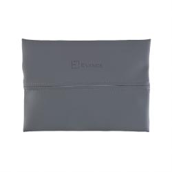 Cream Skin-Feel Car Tissue Pouch, Polar Gray