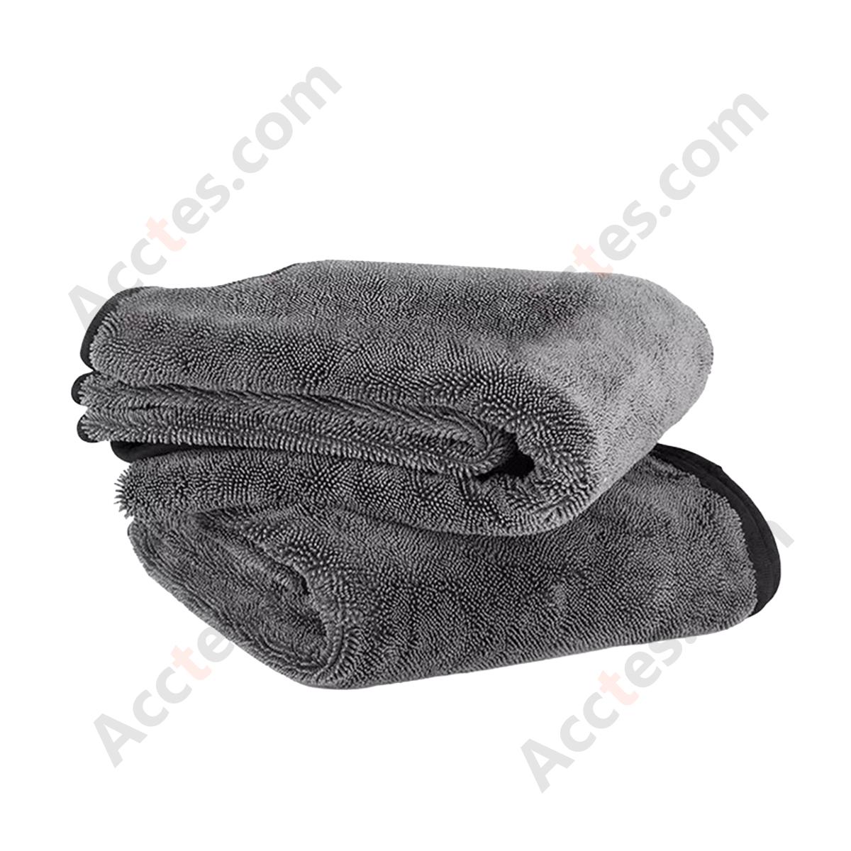 Super Absorbent Single-Layer Car Cleaning Towel 500g/m², 4060 CM black