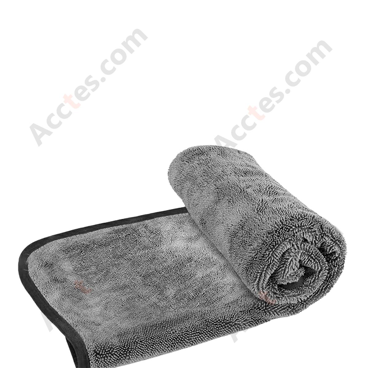 Super Absorbent Single-Layer Car Cleaning Towel 500g/m², 4060 CM black