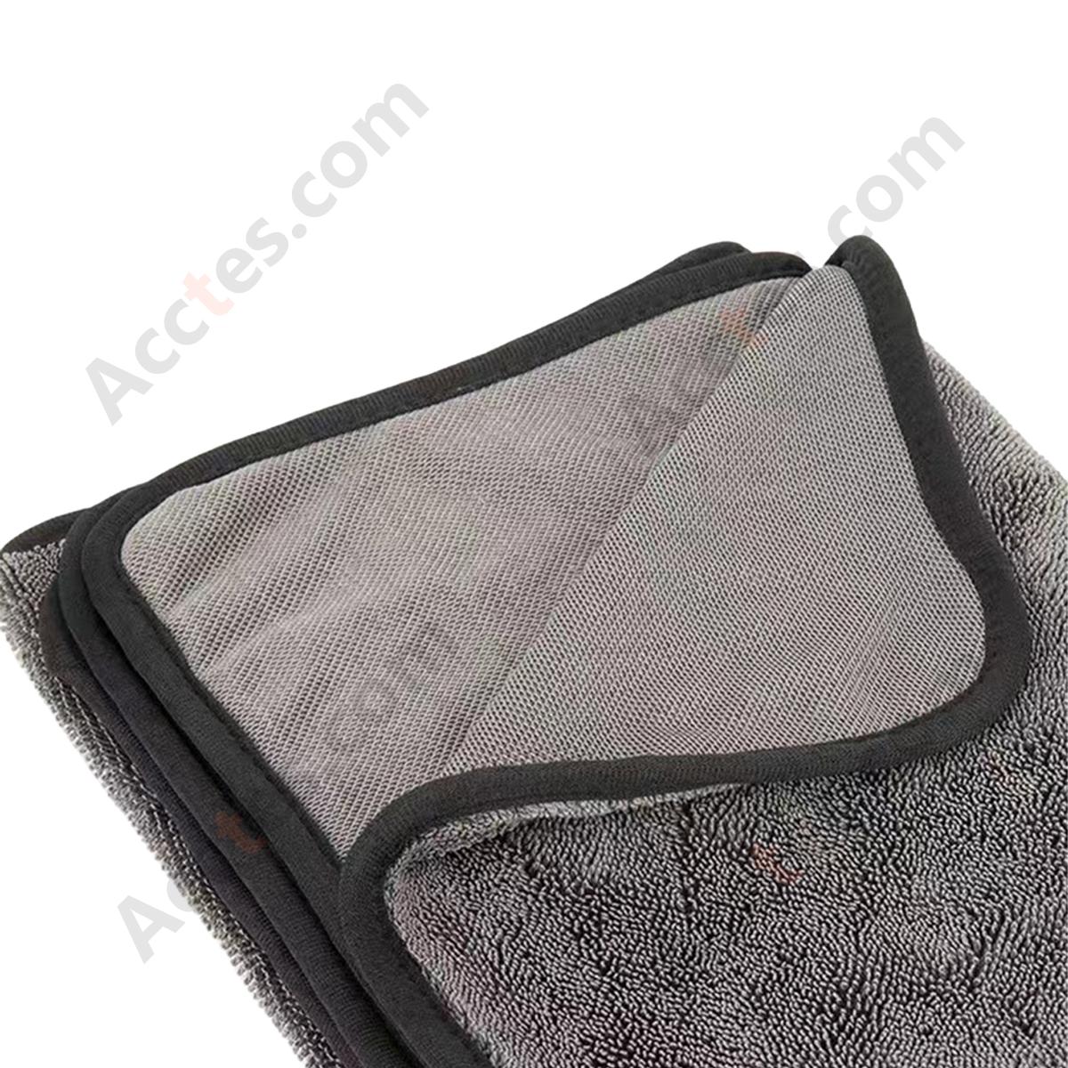 Super Absorbent Single-Layer Car Cleaning Towel 500g/m², 4060 CM black