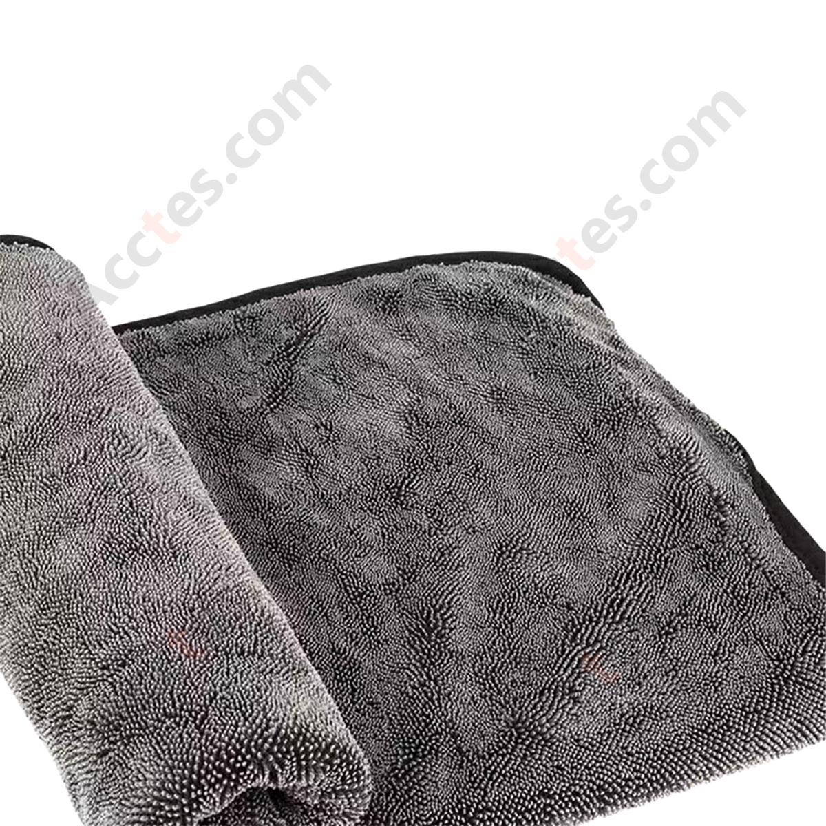 Super Absorbent Single-Layer Car Cleaning Towel 500g/m², 4060 CM black