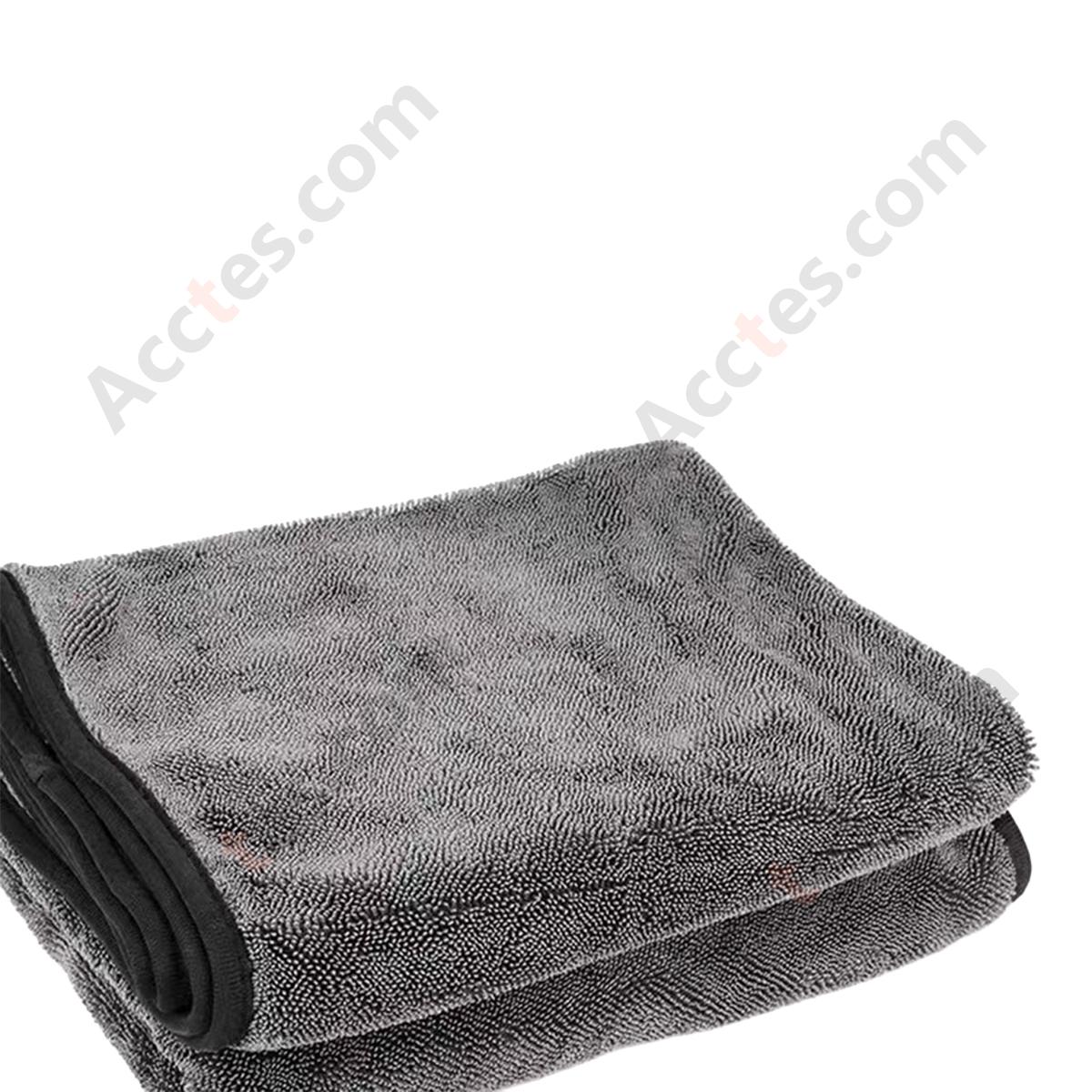Super Absorbent Single-Layer Car Cleaning Towel 500g/m², 4060 CM black