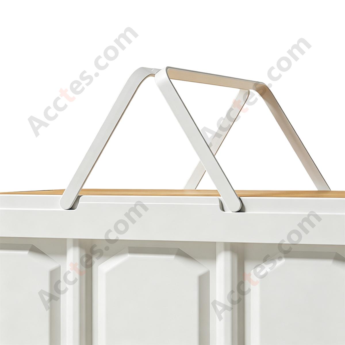 Multifunctional Foldable Large Car Trunk Storage Box, White, Large