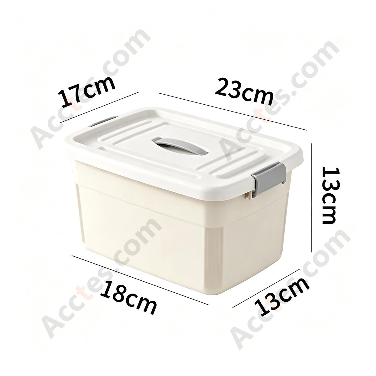 Car Trunk Storage Bin, Beige, Mini