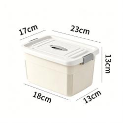 Car Trunk Storage Bin, Beige, Mini