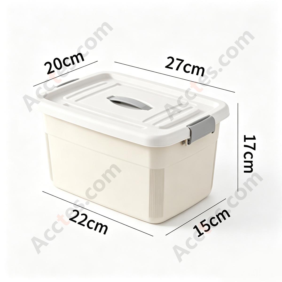 Car Trunk Storage Bin, Beige, Small