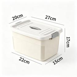 Car Trunk Storage Bin, Beige, Small