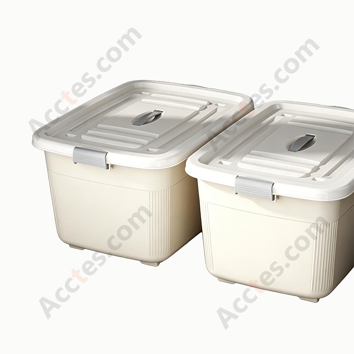 Car Trunk Storage Bin, Beige, Small