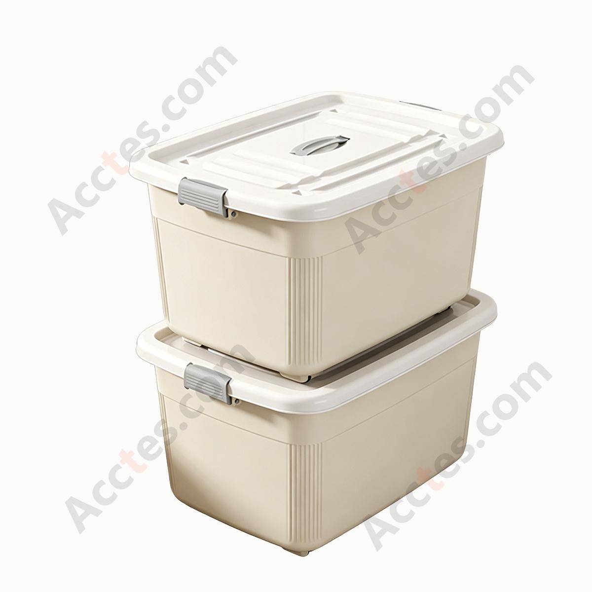 Car Trunk Storage Bin, Beige, Small